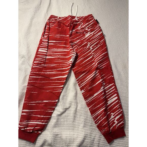 Puma Scuderia Ferrari Joshua Vides Race Men's Pants Red Large Joggers - Picture 4 of 5